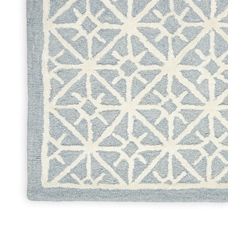 Nourison Series 2 SR201 Light Blue Area Rug Texture Image