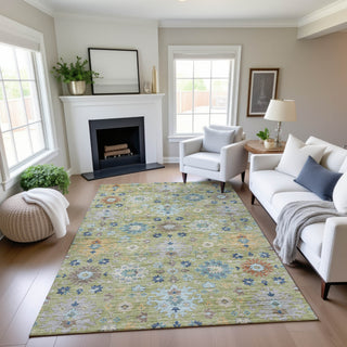 Dalyn Silk Road SR3 Aloe Area Rug Lifestyle Image Feature