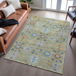 Dalyn Silk Road SR3 Aloe Area Rug Lifestyle Image Feature