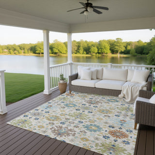 Dalyn Silk Road SR3 Ivory Area Rug Outdoor Lifestyle Image Feature