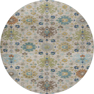 Dalyn Silk Road SR3 Ivory Area Rug Round Main Image