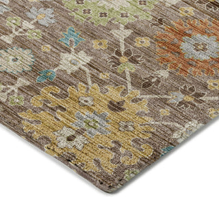 Dalyn Silk Road SR3 Mocha Area Rug Corner Image