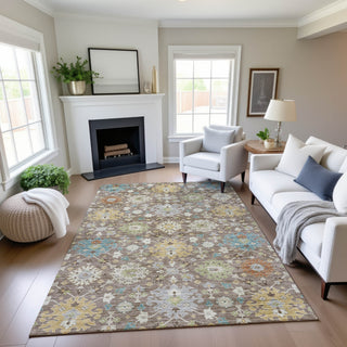 Dalyn Silk Road SR3 Mocha Area Rug Lifestyle Image Feature
