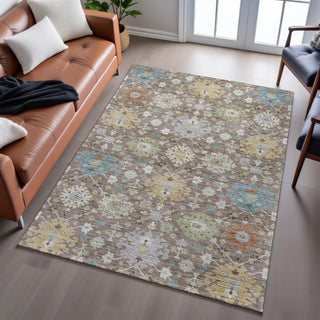 Dalyn Silk Road SR3 Mocha Area Rug Lifestyle Image Feature