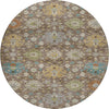 Dalyn Silk Road SR3 Mocha Area Rug Round Main Image