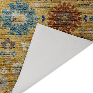 Dalyn Silk Road SR3 Turmeric Area Rug Backing Image