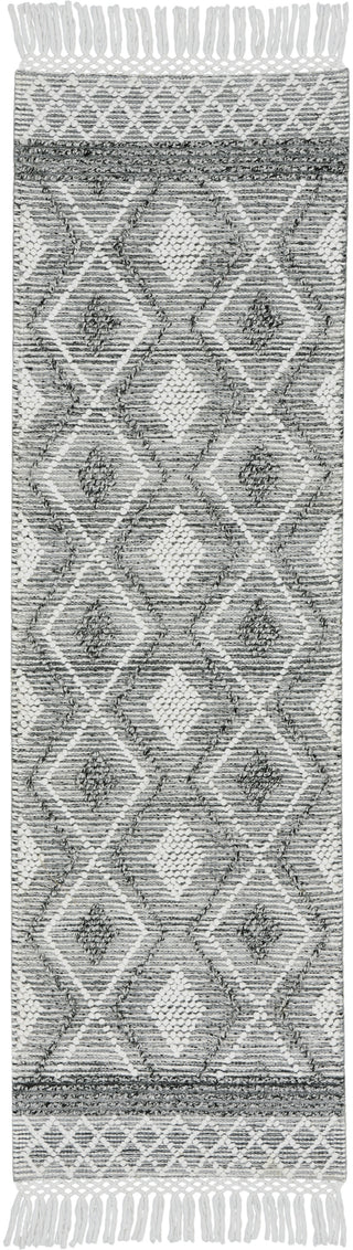 Nourison Machine Washable Series 3 SR301 Grey/Ivory Area Rug by Nicole Curtis Main Image