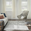 Nourison Machine Washable Series 3 SR302 Grey/Ivory Area Rug by Nicole Curtis Room Image Feature