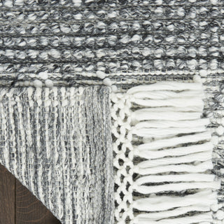 Nourison Machine Washable Series 3 SR303 Grey/Ivory Area Rug by Nicole Curtis Corner Image
