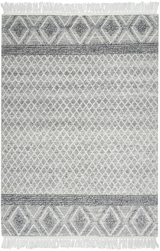 Nourison Machine Washable Series 3 SR303 Grey/Ivory Area Rug by Nicole Curtis main image