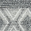 Nourison Machine Washable Series 3 SR303 Grey/Ivory Area Rug by Nicole Curtis Swatch Image