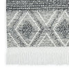 Nourison Machine Washable Series 3 SR303 Grey/Ivory Area Rug by Nicole Curtis Texture Image