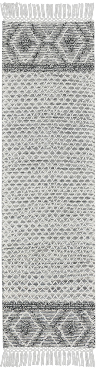Nourison Machine Washable Series 3 SR303 Grey/Ivory Area Rug by Nicole Curtis Main Image
