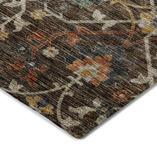 Dalyn Silk Road SR4 Chocolate Area Rug Corner Image