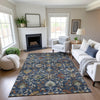 Dalyn Silk Road SR4 Navy Area Rug Lifestyle Image Feature