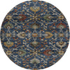 Dalyn Silk Road SR4 Navy Area Rug Round Main Image