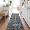 Dalyn Silk Road SR4 Navy Area Rug Runner Lifestyle Image Feature