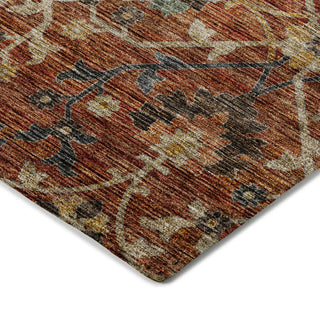 Dalyn Silk Road SR4 Paprika Area Rug Corner Image