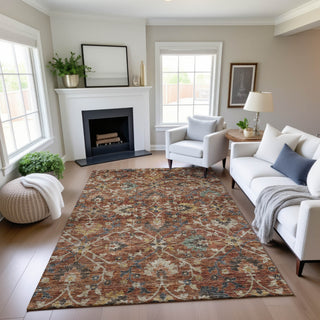 Dalyn Silk Road SR4 Paprika Area Rug Lifestyle Image Feature