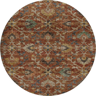 Dalyn Silk Road SR4 Paprika Area Rug Round Main Image