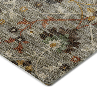 Dalyn Silk Road SR4 Pewter Area Rug Corner Image