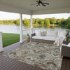 Dalyn Silk Road SR4 Pewter Area Rug Outdoor Lifestyle Image Feature