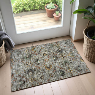 Dalyn Silk Road SR4 Pewter Area Rug Scatter Lifestyle Image Feature