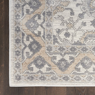 Nourison Series 4 SR401 Cream Grey Area Rug by Nicole Curtis Detail Image