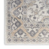Nourison Series 4 SR401 Cream Grey Area Rug by Nicole Curtis Texture Image