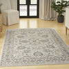 Nourison Series 4 SR401 Cream Grey Area Rug by Nicole Curtis Corner Image