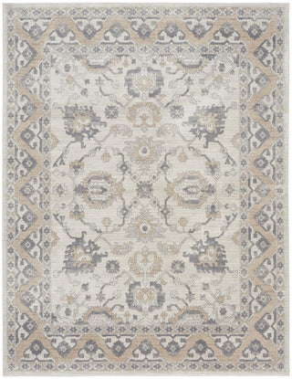 Nourison Series 4 SR401 Cream Grey Area Rug by Nicole Curtis Main Image