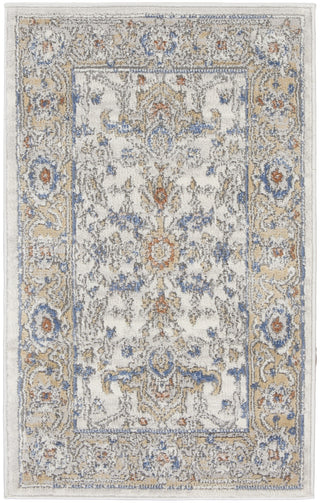Nourison Series 4 SR402 Cream Blue Area Rug Main Image