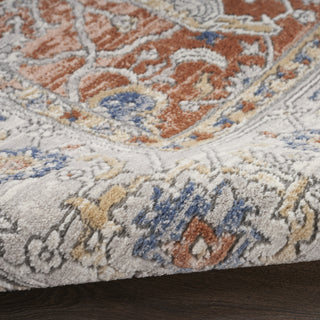Nourison NICOLE CURTIS SER 4 SR402 GREY MULTICOLOR Corner Image