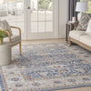 Nourison NICOLE CURTIS SER 4 SR402 LIGHT BLUE GREY Corner Image