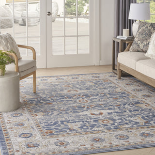 Nourison NICOLE CURTIS SER 4 SR402 LIGHT BLUE GREY Corner Image