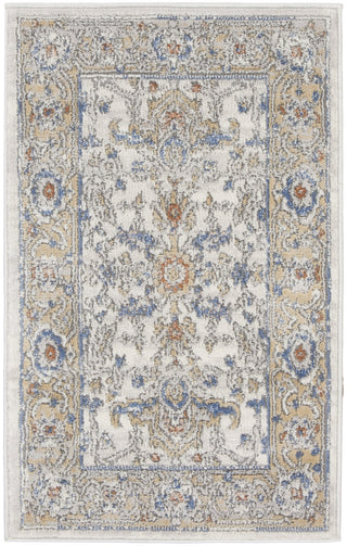Nourison Series 4 SR402 Cream Blue Area Rug Main Image