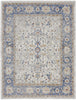 Nourison Series 4 SR402 Cream Blue Area Rug Main Image