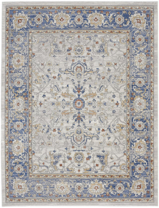 Nourison Series 4 SR402 Cream Blue Area Rug Main Image
