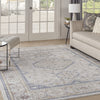 Nourison NICOLE CURTIS SER 4 SR403 GREY BLUE Corner Image