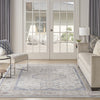 Nourison NICOLE CURTIS SER 4 SR403 GREY BLUE Room Image Feature