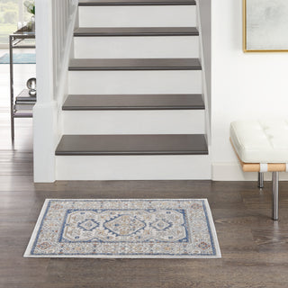 Nourison NICOLE CURTIS SER 4 SR403 GREY BLUE Corner Image