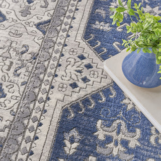 Nourison NICOLE CURTIS SER 4 SR403 GREY NAVY Corner Image