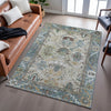 Dalyn Silk Road SR5 Aqua Area Rug Lifestyle Image Feature