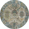 Dalyn Silk Road SR5 Aqua Area Rug Round Main Image