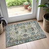 Dalyn Silk Road SR5 Aqua Area Rug Scatter Lifestyle Image Feature