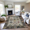 Dalyn Silk Road SR5 Black Area Rug Lifestyle Image Feature