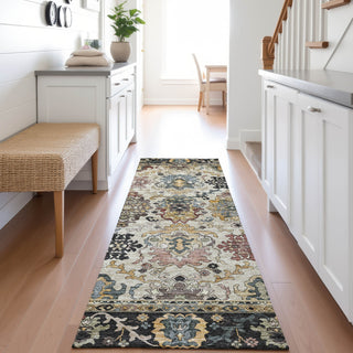 Dalyn Silk Road SR5 Black Area Rug Runner Lifestyle Image Feature