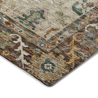 Dalyn Silk Road SR5 Chocolate Area Rug Corner Image