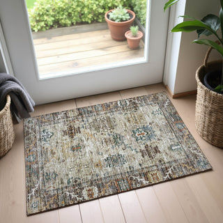 Dalyn Silk Road SR5 Chocolate Area Rug Scatter Lifestyle Image Feature