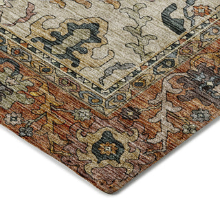 Dalyn Silk Road SR5 Copper Area Rug Corner Image